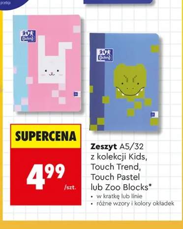 Zeszyt Oxford A5/32 Kids +3 warianty