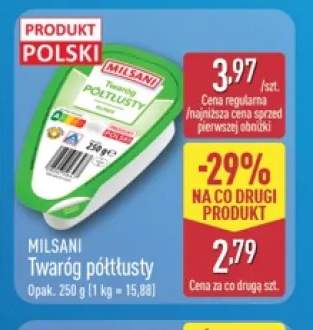 Twaróg półtłusty Milsani