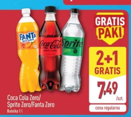 Napój gazowany Coca-Cola Zero +2 warianty