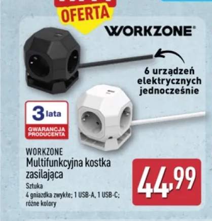 Multifunkcyjna kostka zasilająca Workzone