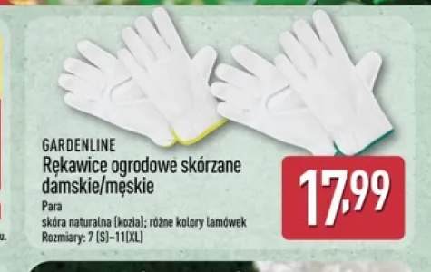 Rękawice ogrodowe skórzane męskie GARDENLINE +1 wariant