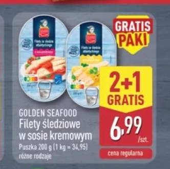 Filety śledziowe w sosie kremowym Golden Seafood +1 wariant