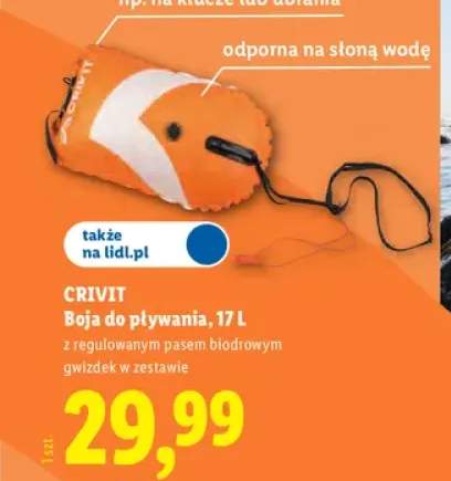 Boja do pływania 17 l Crivit