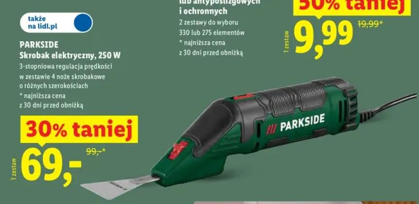 Skrobak elektryczny Parkside
