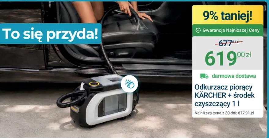 Odkurzacz piorący