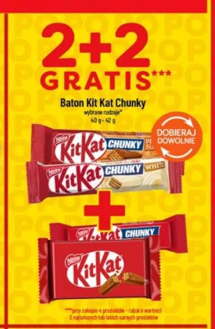 Baton Kit Kat Chunky Peanut Butter +2 warianty