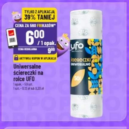 Uniwersalne ściereczki na rolce UFO