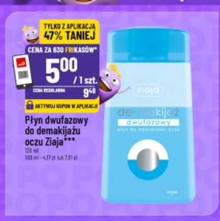 Płyn dwufazowy do demakijażu oczu Ziaja