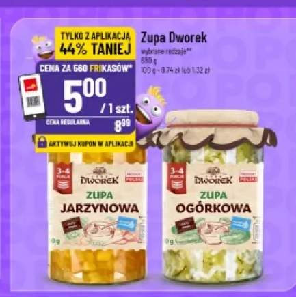 Zupa ogórkowa Dworek +1 wariant