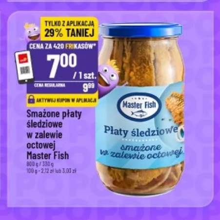 Smażone płaty śledziowe w zalewie octowej Master Fish