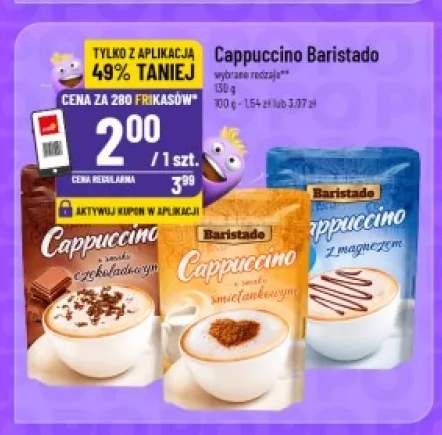 Cappuccino Baristado o smaku śmietankowym +2 warianty