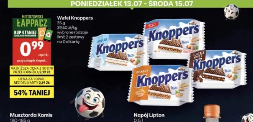 Wafel Knoppers Jogurt +3 warianty