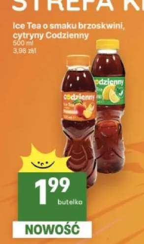 Ice Tea o smaku cytrynowym Codzienny +1 wariant