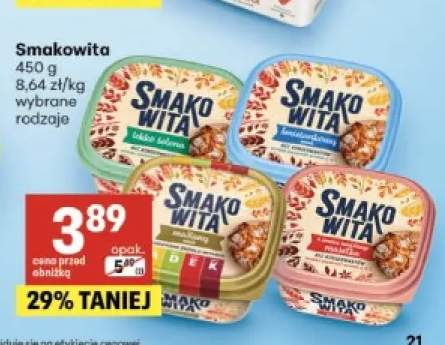 Margaryna Smakowita lekko solona +3 warianty