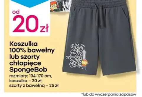 Szorty chłopięce SpongeBob