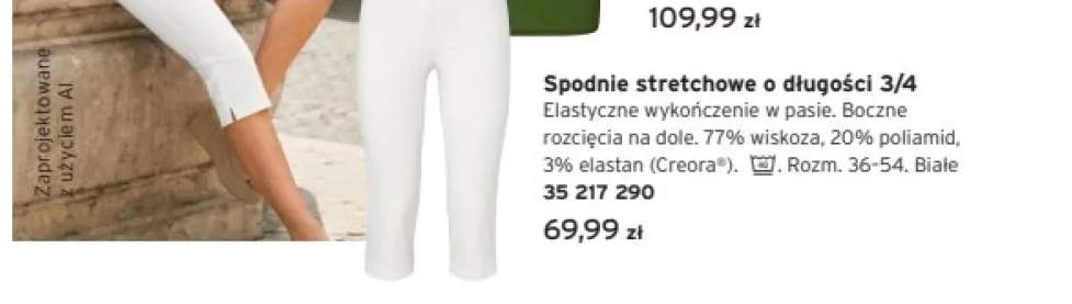 Spodnie stretchowe o długości 3/4 Tchibo