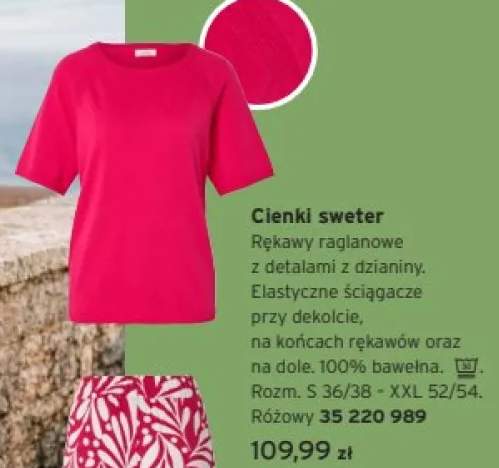 Cienki sweter