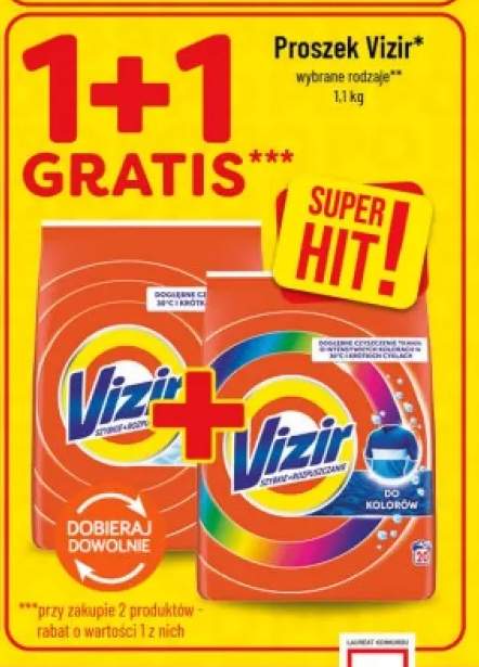 Proszek do prania Vizir Alpine Fresh +1 wariant