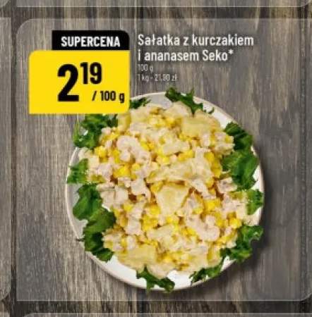 Sałatka z kurczakiem i ananasem Seko