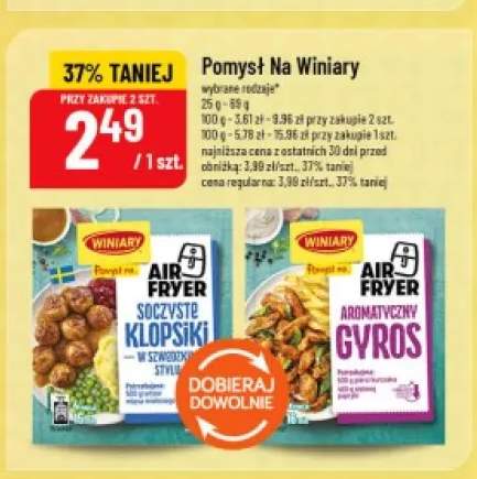 Mieszanka przypraw Winiary Pomysł na Air Fryer Soczyste Klopsiki +1 wariant