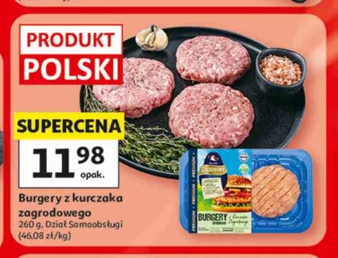 Burgery z kurczaka Zagrodowy