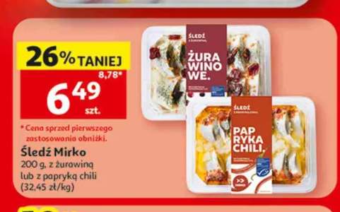 Śledź Mirko z żurawiną +1 wariant