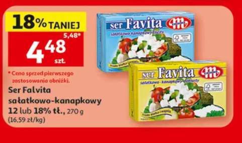 Ser sałatkowo-kanapkowy Favita 12% tłuszczu +1 wariant