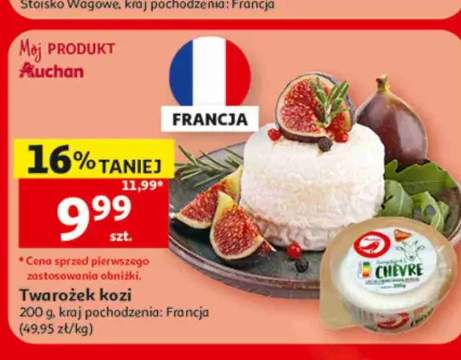 Twarożek kozi Auchan