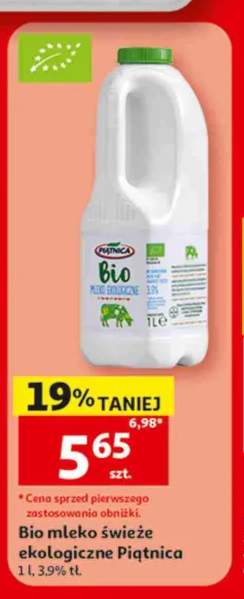 Bio mleko świeże Piątnica