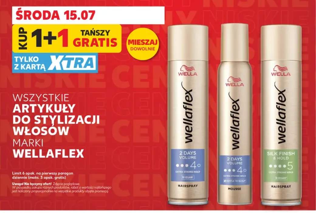 Artykuły do stylizacji włosów marki Wellaflex +3 warianty