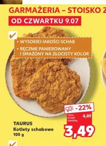 Kotlety schabowe Taurus