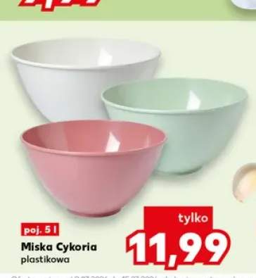 Miska plastikowa Cykoria 5 l