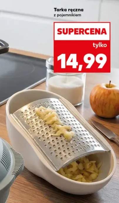 Tarka ręczna z pojemnikiem