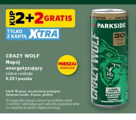 Napój energetyzujący Crazy Wolf