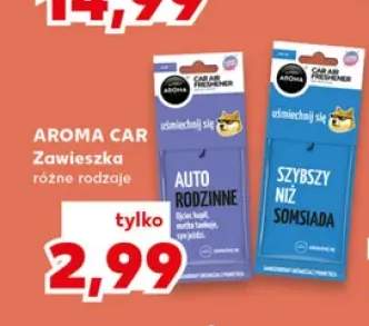 Zawieszka zapachowa Aroma Car Szybszy Niż Somsiad +1 wariant
