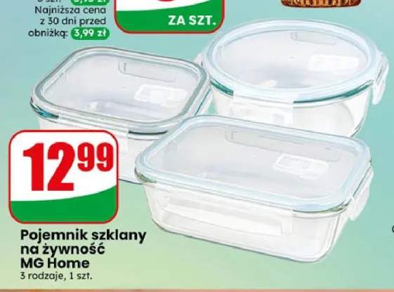 Pojemnik szklany na żywność MG Home