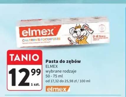 Pasta do zębów Elmex