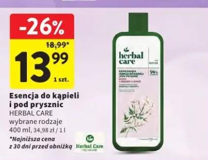 Esencja do kąpieli i pod prysznic Herbal Care