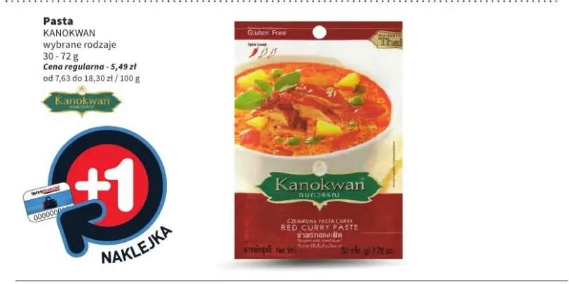 Pasta curry czerwona Kanokwan