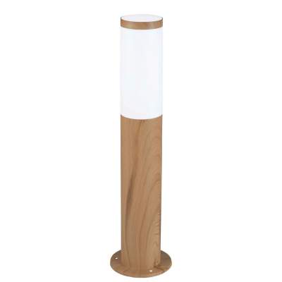 Goldlux Lampa ogrodowa słupek LIVIA 1xE27 10W IP44 50cm imitacja drewna