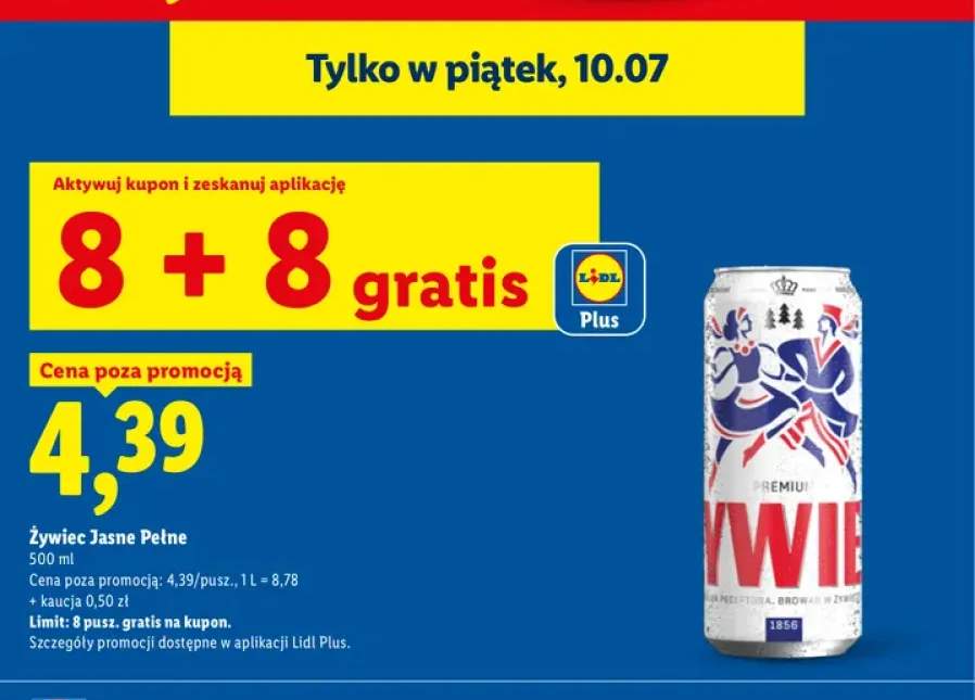 Piwo Żywiec Jasne Pełne 500 ml