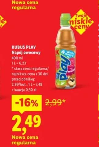 Napój owocowy Kubuś Play