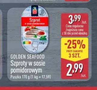 Szproty w sosie pomidorowym Golden Seafood