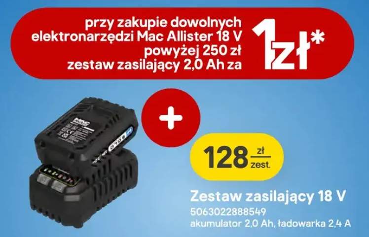 Zestaw zasilający Mac Allister