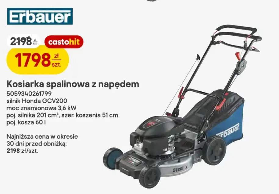 Kosiarka spalinowa z napędem Erbauer