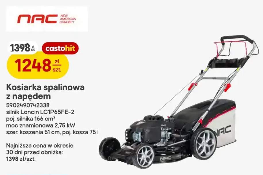 Kosiarka spalinowa z napędem NAC