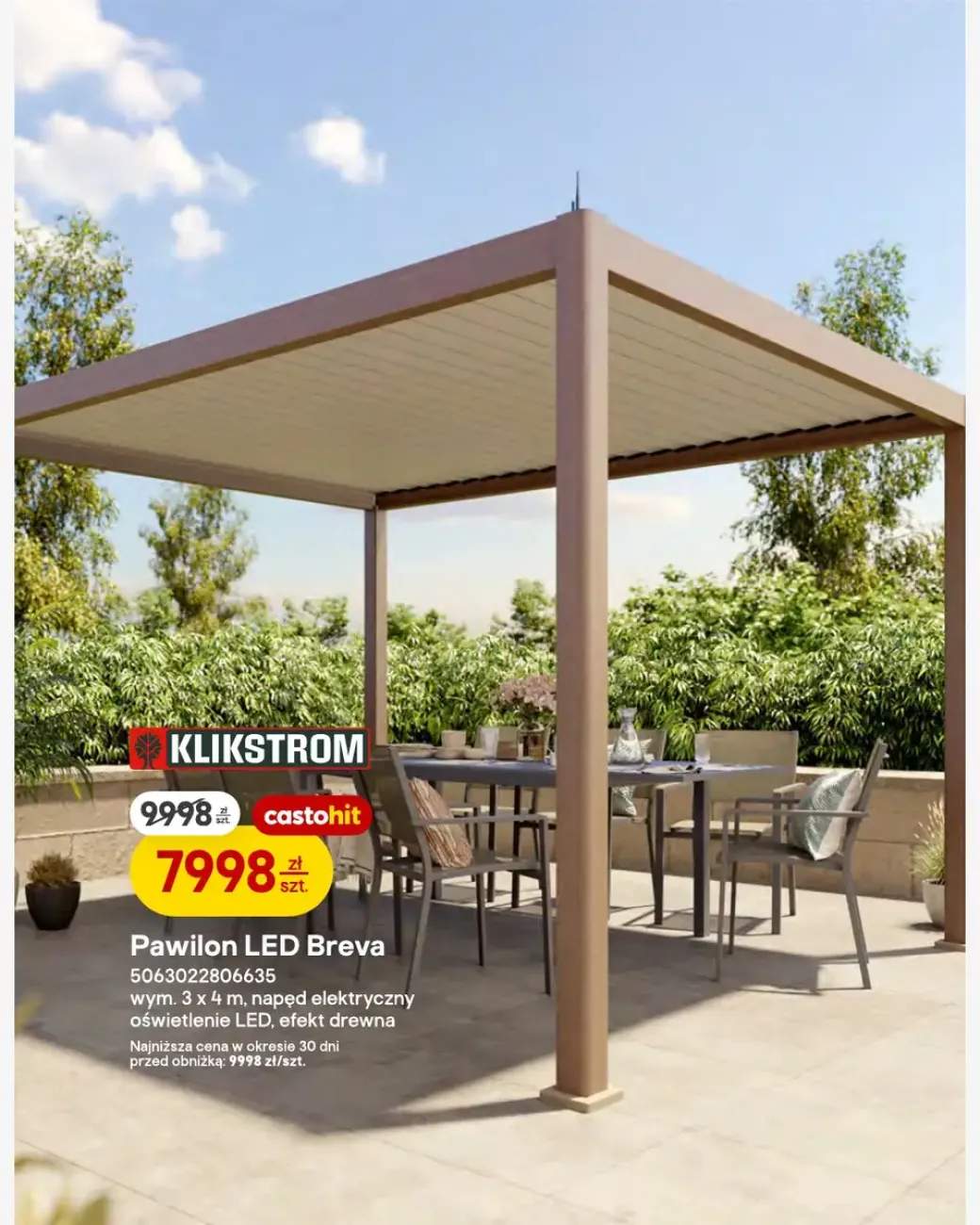 Pawilon LED Klikstrom Breva