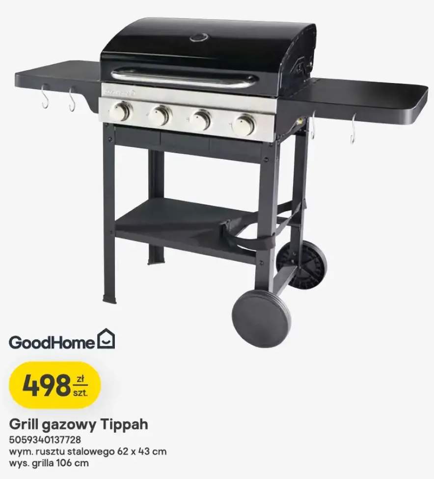 Grill gazowy GoodHome Tippah