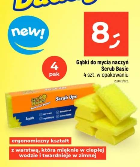 Gąbki do mycia naczyń Scrub Daddy Scrub Basics Scrub Ups