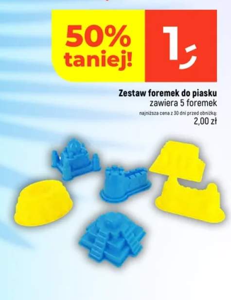 Zestaw foremek do piasku